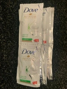 8x Dove Shampoo Hair Fall Rescue Travel Holiday Pouch Pack Sachet 5.5ml - Picture 1 of 1