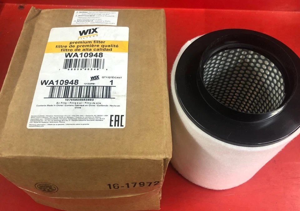 WIX WA10948 高级圆形空气过滤器 适用于精选奥迪 A8 四轮车 3.0L & 4.0L — 第 1/4 张图片