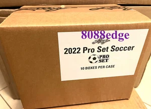 2022 LEAF PRO SET SOCCER FACTORY SEALED CASE(10 BOX): HAALAND/RONALDO/MESSI/PELE - Picture 1 of 2