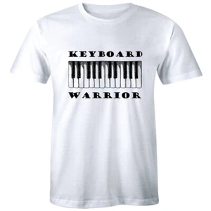 Keyboard Warrior Men's T-Shirt Piano Instrument Music Lover Gift Tee - Picture 1 of 1