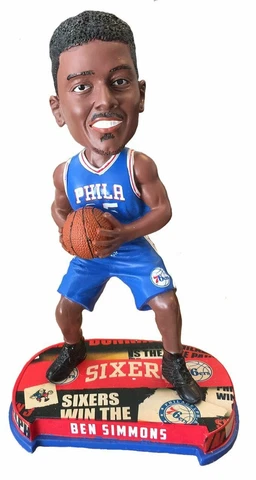 Philadelphia 76ers Ben Simmons Headline Bobblehead Brand New In Box Cover