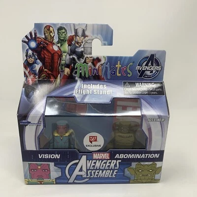 Mini Mates Avengers Assemble Vision & Abomination - Exclusivo de Walgreens  Foto 1 de 4