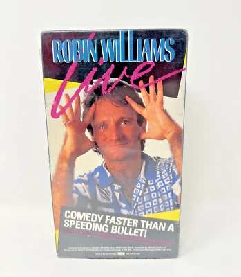 Robin Williams Live VHS HBO 1987 Brand New Sealed - Image 1 of 4
