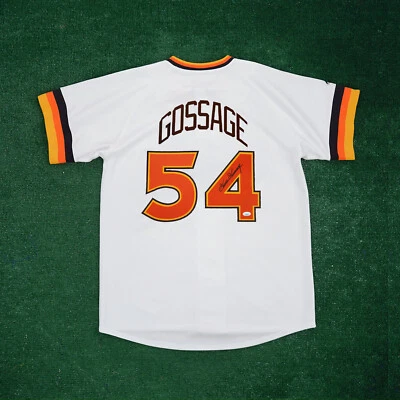 Goose Gossage signed 1984 San Diego Padres Cooperstown Home Jersey JSA - Image 1 of 4