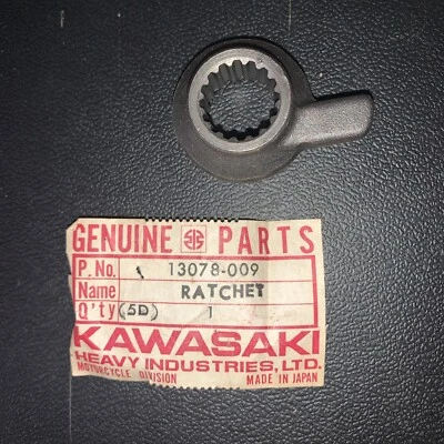 Kawasaki NOS NEW 13078-009 Ratchet KD KE KL KS KX KZ KDX KLT KLX KD125 KE125 - Image 1 of 3