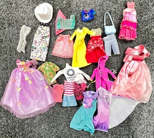 24 pcs Barbie Clothes Doll Fashion Wear Clothing Vintage and Modern SEE PICS - Picture 1 of 12