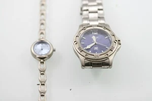Relic Men Women Watch Stainless Steel Silver Battery Water Resist Working Quartz - Picture 1 of 3