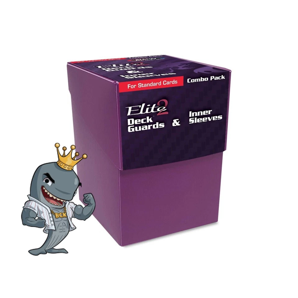 BCW Gaming Combo Pack - Inner Sleeves and Elite2 Deck Guards -Mulberry FREE SHIP - Image 1 of 1