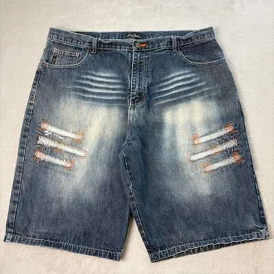 Pantalones Cortos De Colección Y2K Sean John Sueltos Jean Para Hombres Talla 42 Pantalones Cortos Hip Hop Patinador Foto 1 de 4