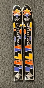 2002 Salt Lake City Utah Olympics Pin Evolution Ski Set 500 Limited Edition - Picture 1 of 3
