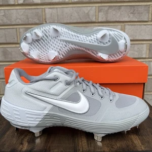 NEU Nike AJ6873-007 Alpha Huarache ELT 2 niedrig Herren Größe 9 Stollen grau Baseball - Bild 1 von 9