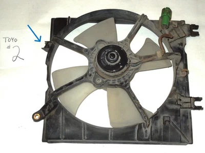 88 89 90 91 Ventilador de refrigeración radiador usado OEM Honda Civic y CRX con cubierta EF Toyo #2 Foto 1 de 4