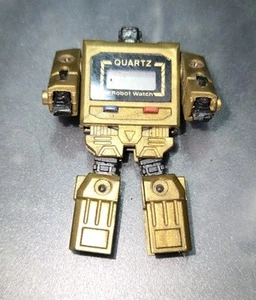 Takara Kronoform Watch Gold 1983 Vintage Robot Transformers Rare "Not tested" - Picture 1 of 6