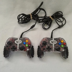 Mad Catz Xbox Set of 2 Control Pad Pro 4526 Turbo Gamepad Controller OG Untested - Picture 1 of 6