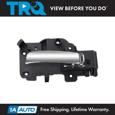 TRQ Rear Left Interior Door Handle Chrome For 2009-2017 Jeep Compass Patriot - Image 1 of 4