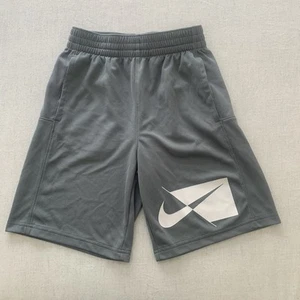 NIKE Dri Fit Shorts Mesh Gray Size M - Picture 1 of 10