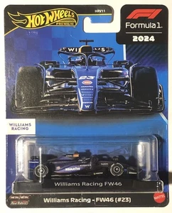 Hot Wheels Premium Williams Racing FW46 Formula 1 Team Race Car #23 A. Albon New - Picture 1 of 2