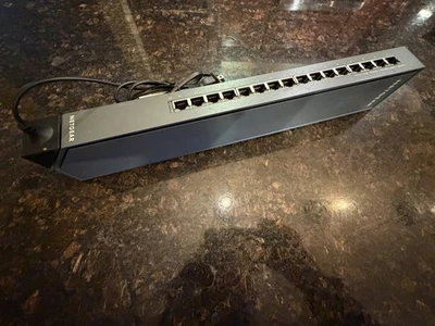 NETGEAR ProSafe 16 Port Standalone Ethernet Switch - GSS116E W/ Mounting Bracket - Image 1 of 3