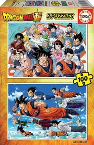 NUEVO Rompecabezas Educa 2x100 Piezas 6+ Edades Dragon Ball - Imagen 1 de 2