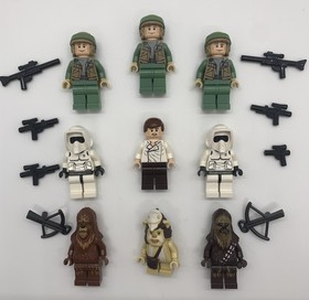LEGO Star Wars Minifigure Lot Endor Rebels Scout Troopers Han Solo Excellent