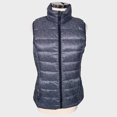 Chaleco 32 Degrees Heat Mujer Medio Impermeable Cremallera Completa Gris Plateado  Foto 1 de 4