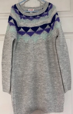 Lindo vestido suéter para niñas BTS! Gato y gato talla mediana. ¡Libre de humo! Foto 1 de 4