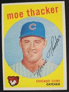 1959 Topps #474 Moe Thacker Chicago Cubs RC - VG - Picture 1 of 2