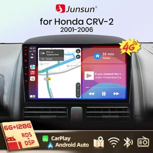 For Honda CRV-2 CR-V II 2001-2006 Android 13 Car Stereo Radio GPS Apple CarPlay - Picture 1 of 25
