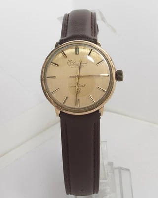 Lucien Piccard Seashark 10k Gold Filled Vintage Automatic Watch new band - Image 1 of 3