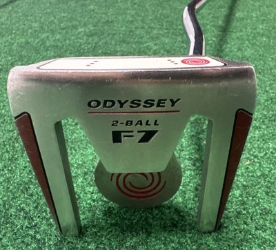 Odyssey 2-Ball F7  35" Mallet Putter Golf Club Needs New Grip Ships ASAP - Image 1 of 4