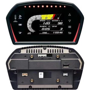 Universal Speedometer LCD Digital Instrument Cluster Tachometer - Picture 1 of 6