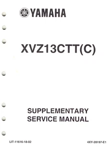 Genuine Yamaha Factory Supplementary Service Manual Royal Star Tour Deluxe 05 - Picture 1 of 2