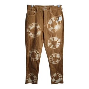 PacSun Coffee Tied High Waist Mom Boho Festival Rodeo Preppy Jeans 27 - Picture 1 of 6