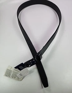 GAP Black Genuine Cow Leather Dress Belt Size 30 Black buckle $45 - Picture 1 of 8