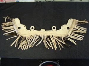 Harley Buddy Seat Fringed Skirt Knucklehead Panhead Shovelhead Duo-Glide - Picture 1 of 4