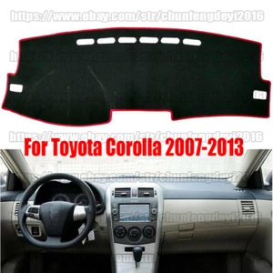 Red Dashboard Dash Mat Non-Slip Sun Cover Pad For Toyota Corolla 2007-2013 - Picture 1 of 4