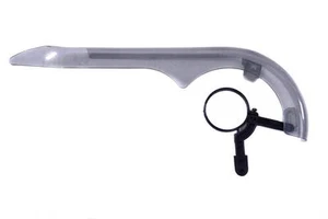 BMX or BIKE CHAINGUARD HOCKEY STICK 390mm LONG + BRACKET FOR ONE PIECE CRANK/OPC - Picture 1 of 2