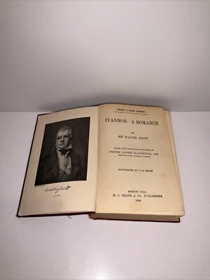 Ivanhoe A Romance Heath's English Classics Sir Walter Scott 1906 DC Heath & CO - Image 1 of 4