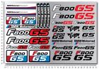 F800gs Adventure Motorrad Motorcycle Quality Stickers Decal Set Bmw F080 Gs Red