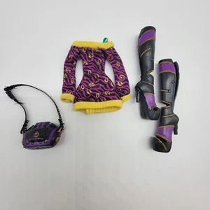 Monster High Wave 2 Clawdeen Wolf 2011 Mattel Sin Muñeca Vestido Botas Cartera Rota - Imagen 1 de 8