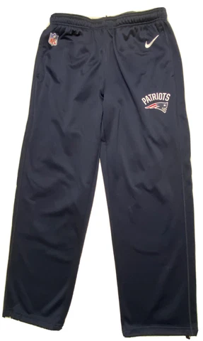 NFL New England Patriots Onfield Apparel Pants Size XL Nike Therma Fit Blue Cover