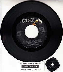 DOLLY PARTON The House Of The Rising Sun 7" 45 rpm record + juke box strip RARE  - Picture 1 of 1