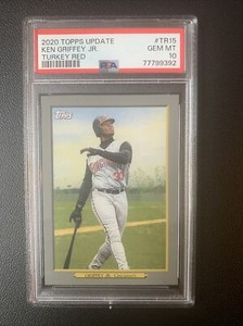 2020 Topps Update Ken Griffey Jr. Turkey Red #TR15 PSA 10 Gem Mint Reds HOF Card