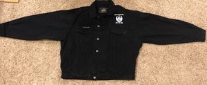 JIMMY PAGE & BLACK CROWES-LIVE AT THE GREEK-ZOSO (Black Denim Jacket) LARGE - Picture 1 of 8
