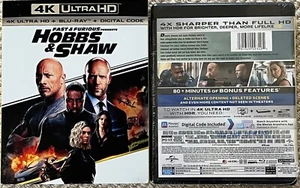 Hobbs & Shaw (4K Ultra HD+Blu-ray+Digital Code, 2019, 2-Disc) ***NEW*** - Imagen 1 de 1