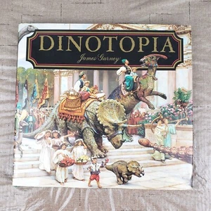 Dinotopia: Land Apart From Time by James Gurney 1992 Hardcover Book w/ Art Print - Bild 1 von 12