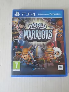WORLD OF WARRIORS ----- pour playstation 4 / PS4 - Foto 1 di 3