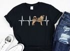 Norwegian Elkhound Dog Heartbeat Shirt, Dog Lover Gift, I Love My Dog TShirt,...