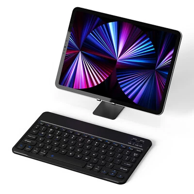 Para Computadora Laptop iPad Mini Teclado Inalámbrico Bluetooth Puerto de Carga USB-C - Imagen 1 de 4
