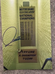 ROCKET ISMAIL SIGNED NOTRE DAME FIGHTING IRISH "STAIRWAY” 5x7 PHOTO - Picture 1 of 1